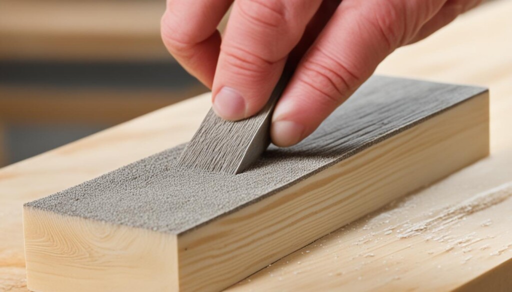 sanding techniques