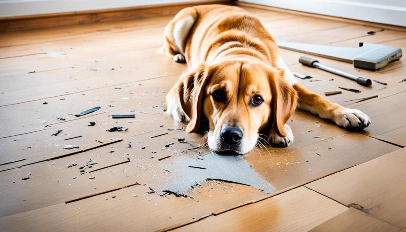Pet Damage During Wood Floor Renovation