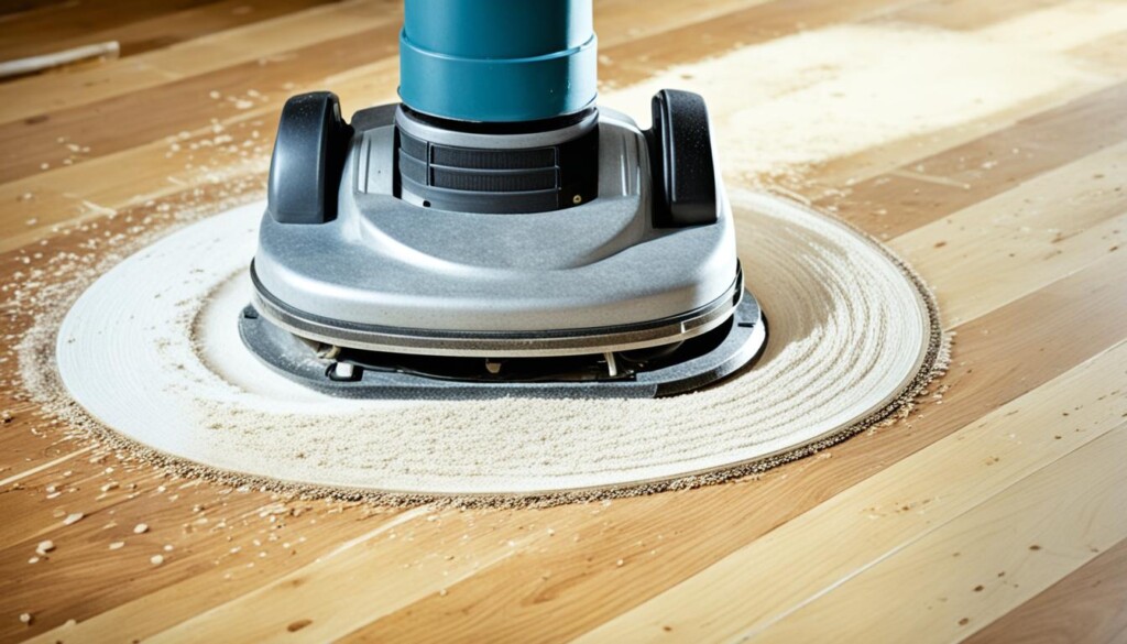 floor sanding project